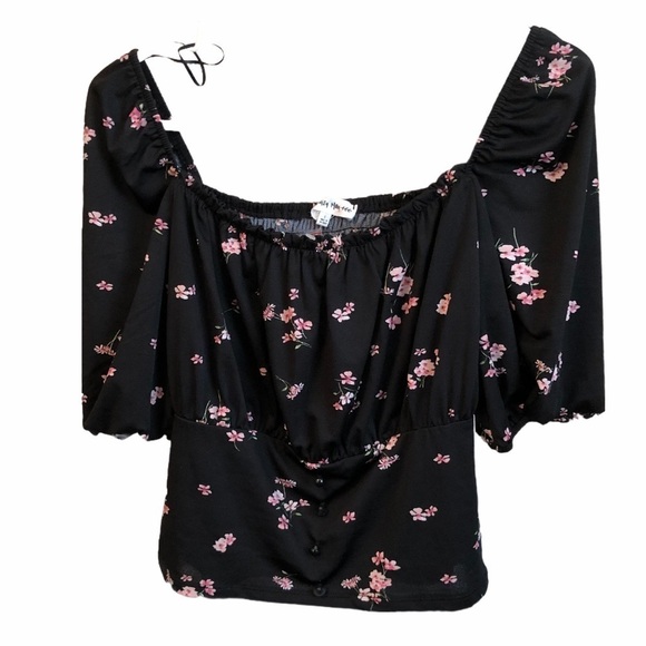 Daisy May Smocked Crop Top {NWT} - Picture 1 of 4